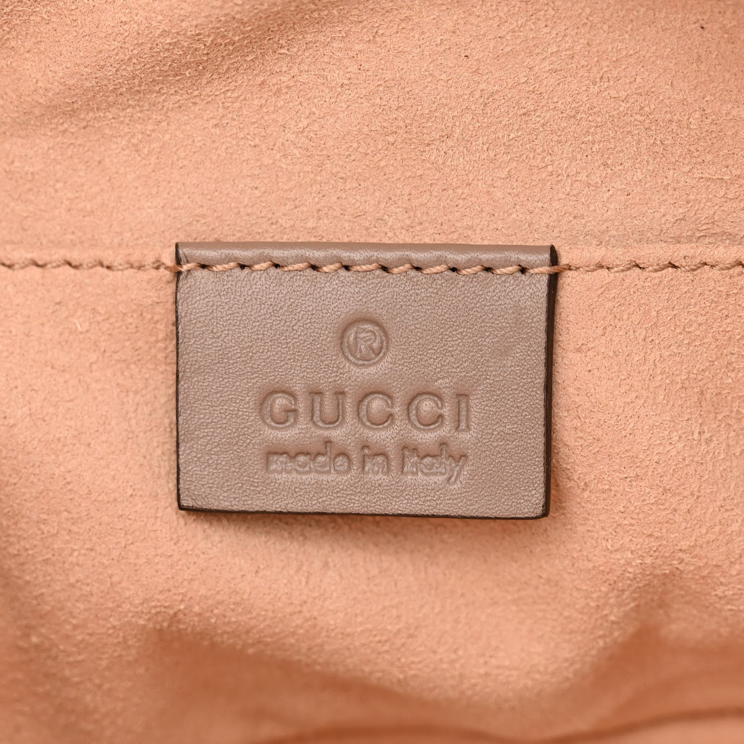 Gucci Calfskin Matelasse GG Marmont Belt Bag 85 34 Porcelain Rose 6 of 12