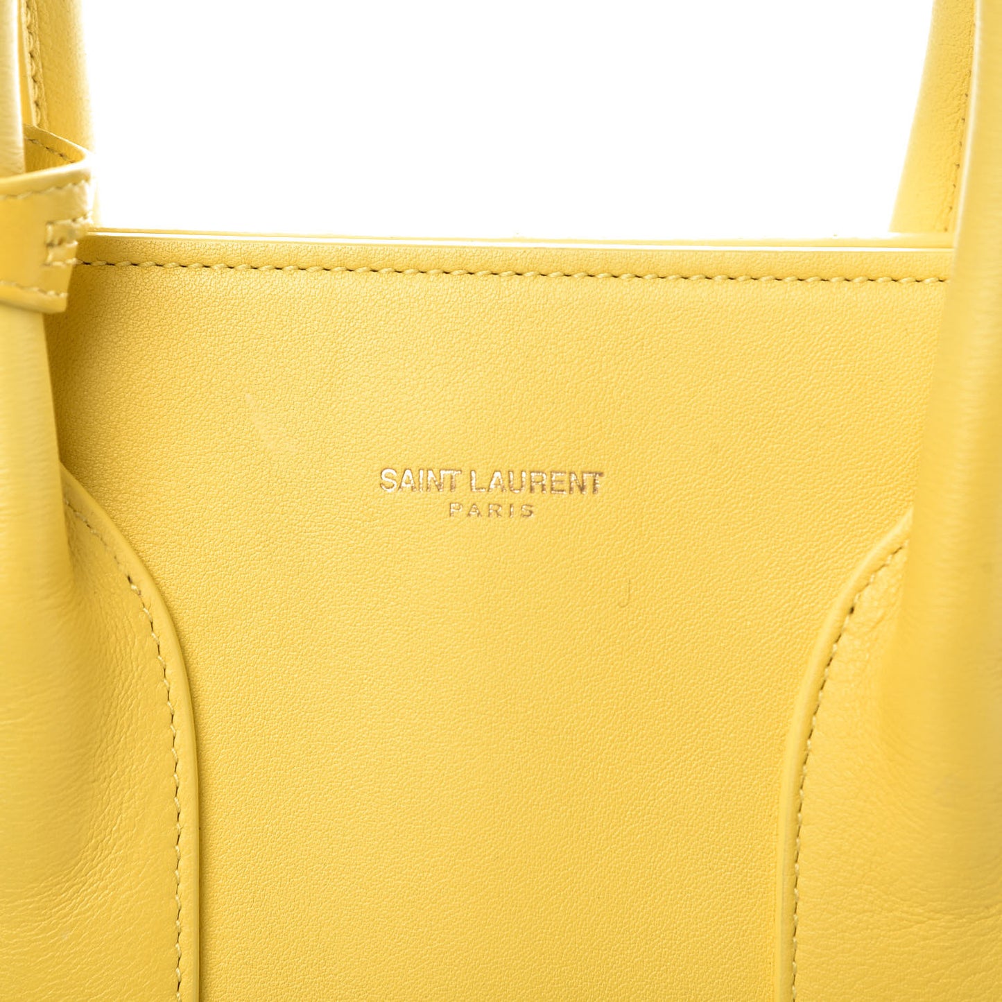 Grained Calfskin Small Sac De Jour Yellow