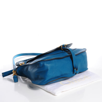 Chloe Calfskin Medium Marcie Satchel Laguna Blue 4 of 10