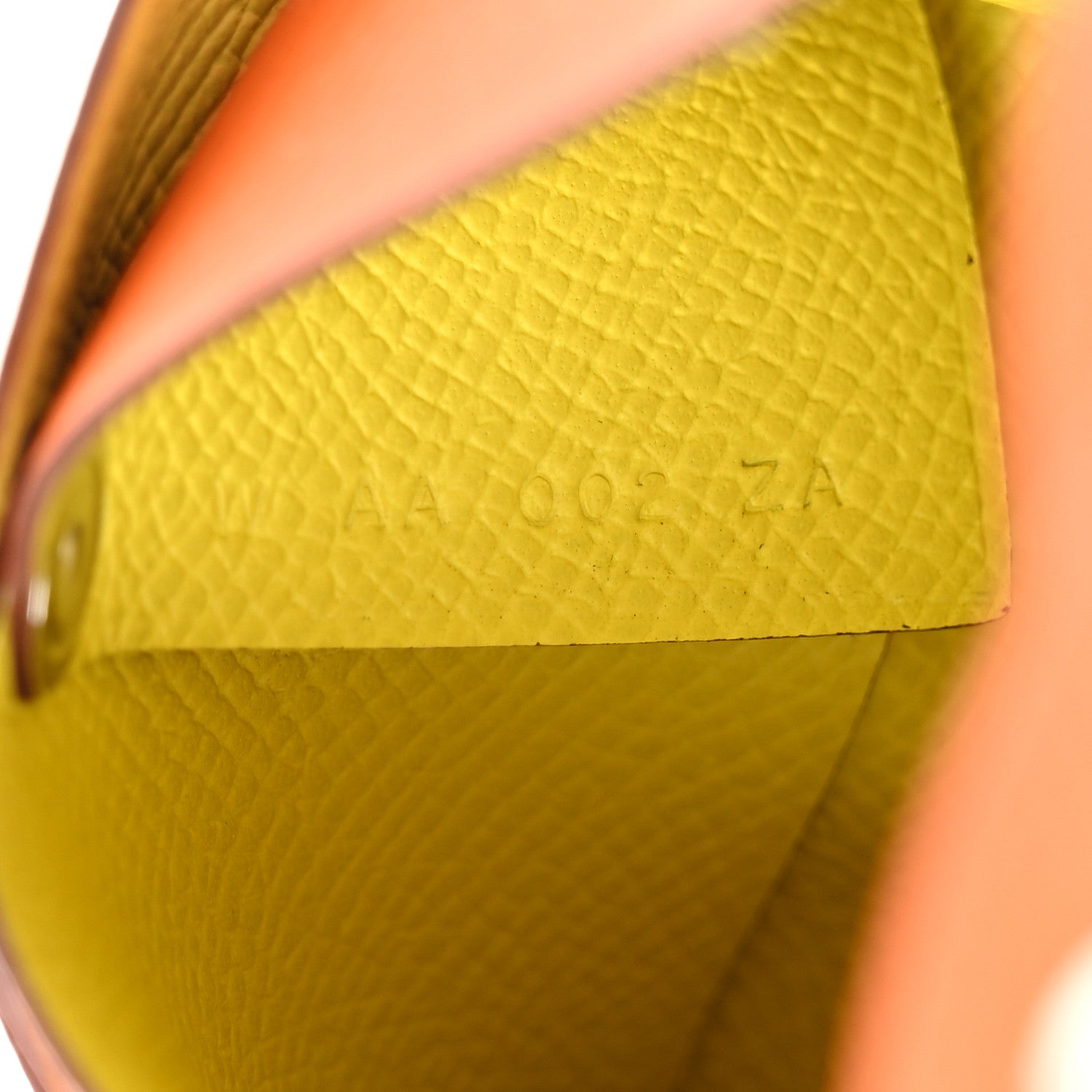 Hermes Epsom Bastia Verso Coin Purse Orange Lime 7 of 8