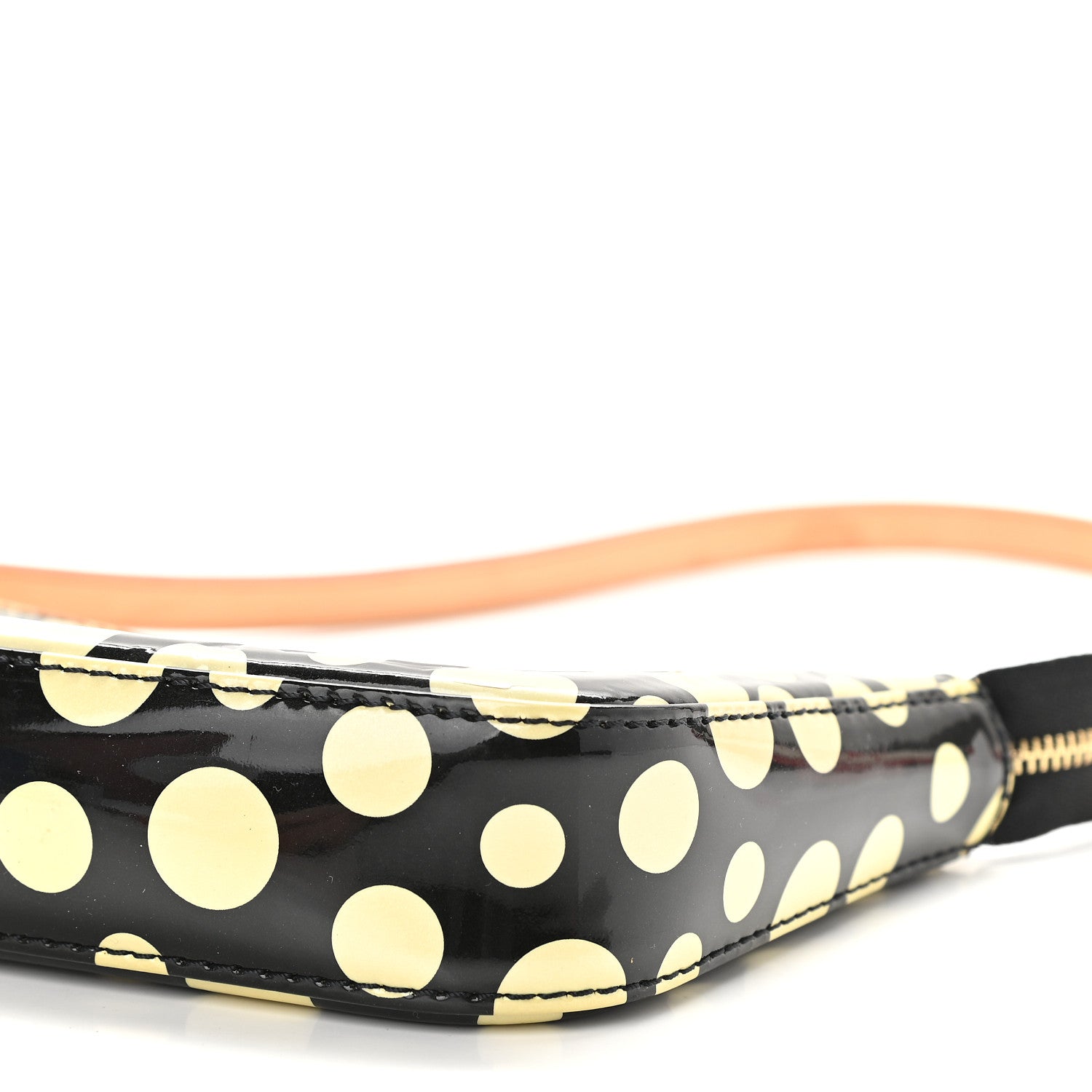 Louis Vuitton Vernis Kusama Infinity Dots Pochette Accessories Black 8 of 8