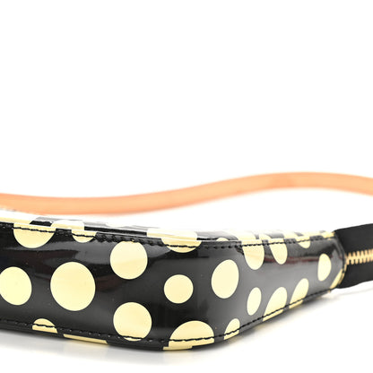 Louis Vuitton Vernis Kusama Infinity Dots Pochette Accessories Black 8 of 8