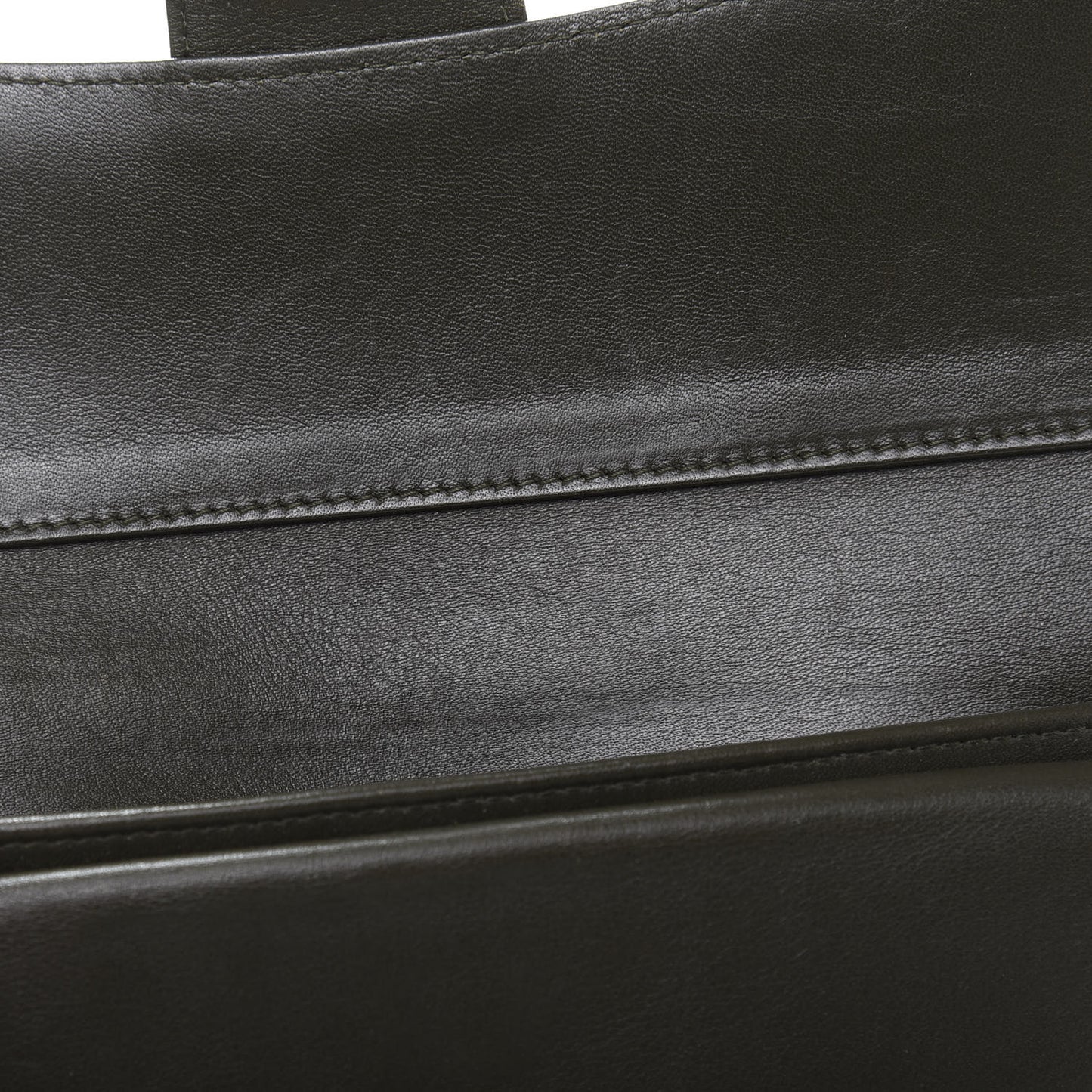 Caviar Quilted Large Flap Wallet Dark Green