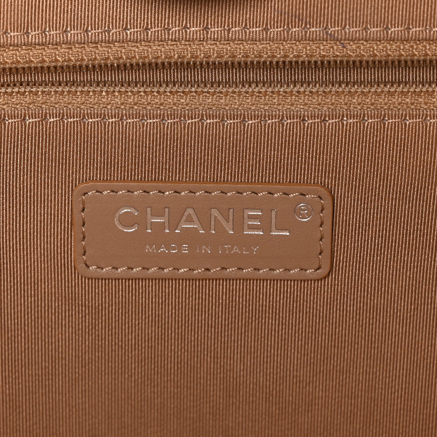 Chanel Wool Felt Large Deauville Tote Grey Beige 6 of 10