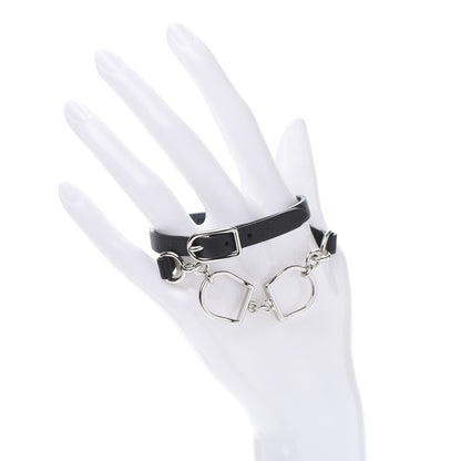 Hermes Swift Etrier Double Tour Bracelet T2 Black 2 of 6