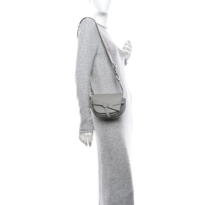 Loewe Calfskin Jacquard Mini Gate Dual Bag Ash Grey 2 of 10