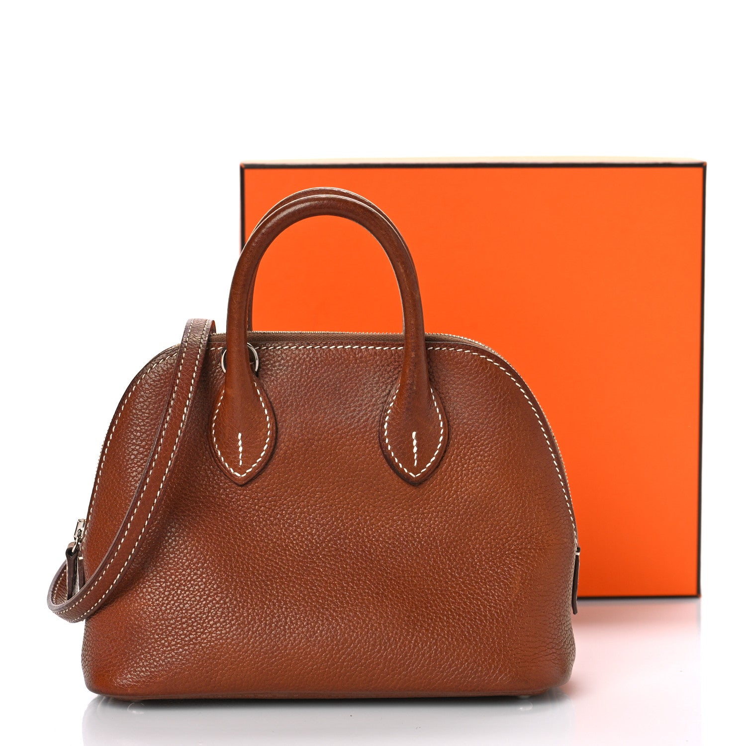 Hermes Barenia Faubourg Mini 1923 Bolide Fauve 13 of 13