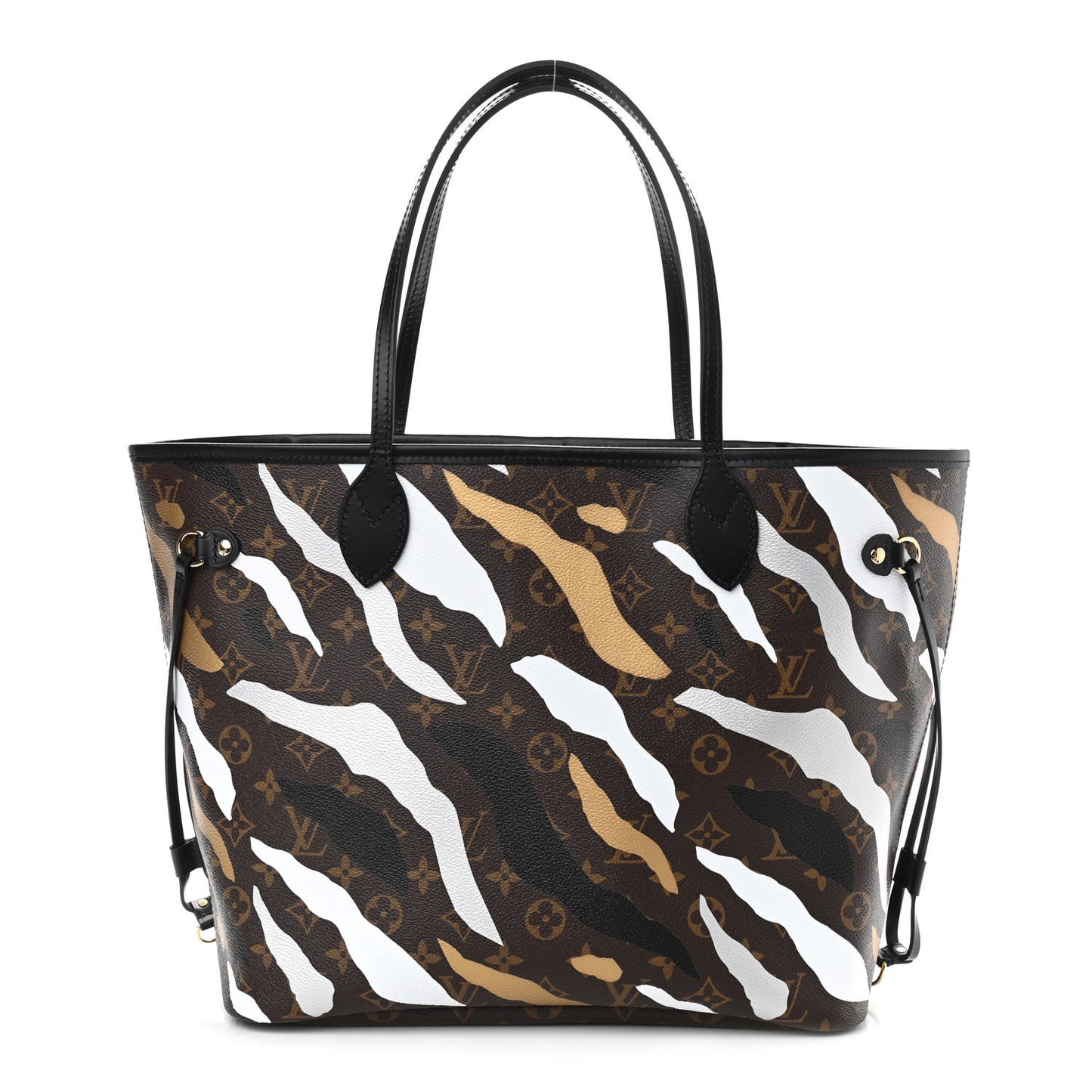 X LOL Monogram Neverfull MM Gold Silver