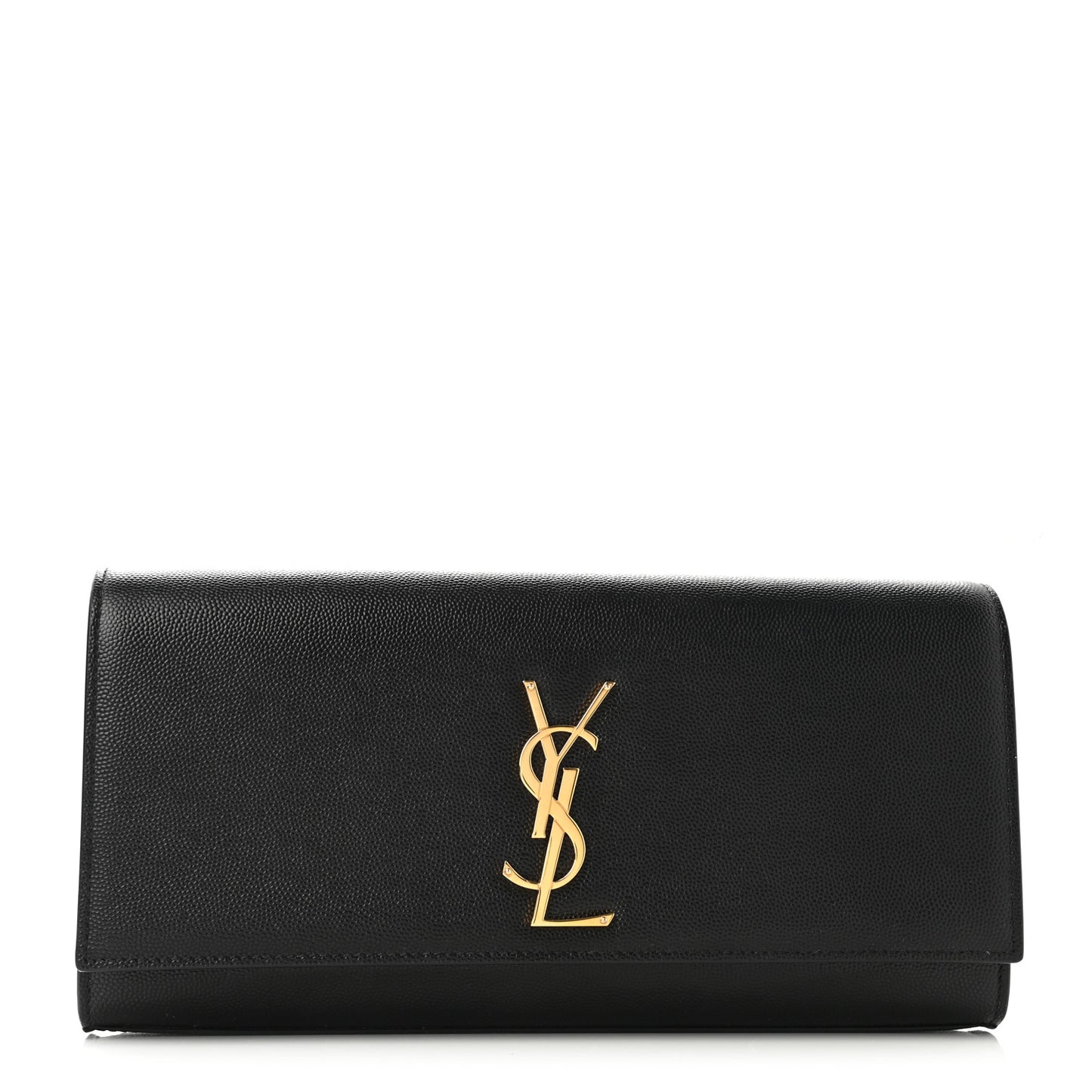 Grain De Poudre Monogram Cassandre Clutch Black