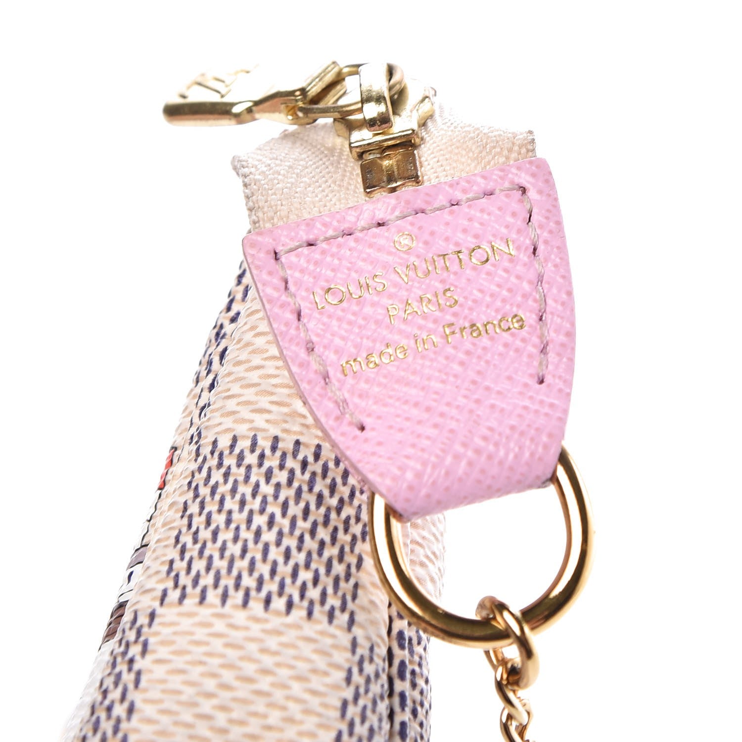 Louis Vuitton Damier Azur 2016 Christmas Animation Mini Pochette Accessories 6 of 8