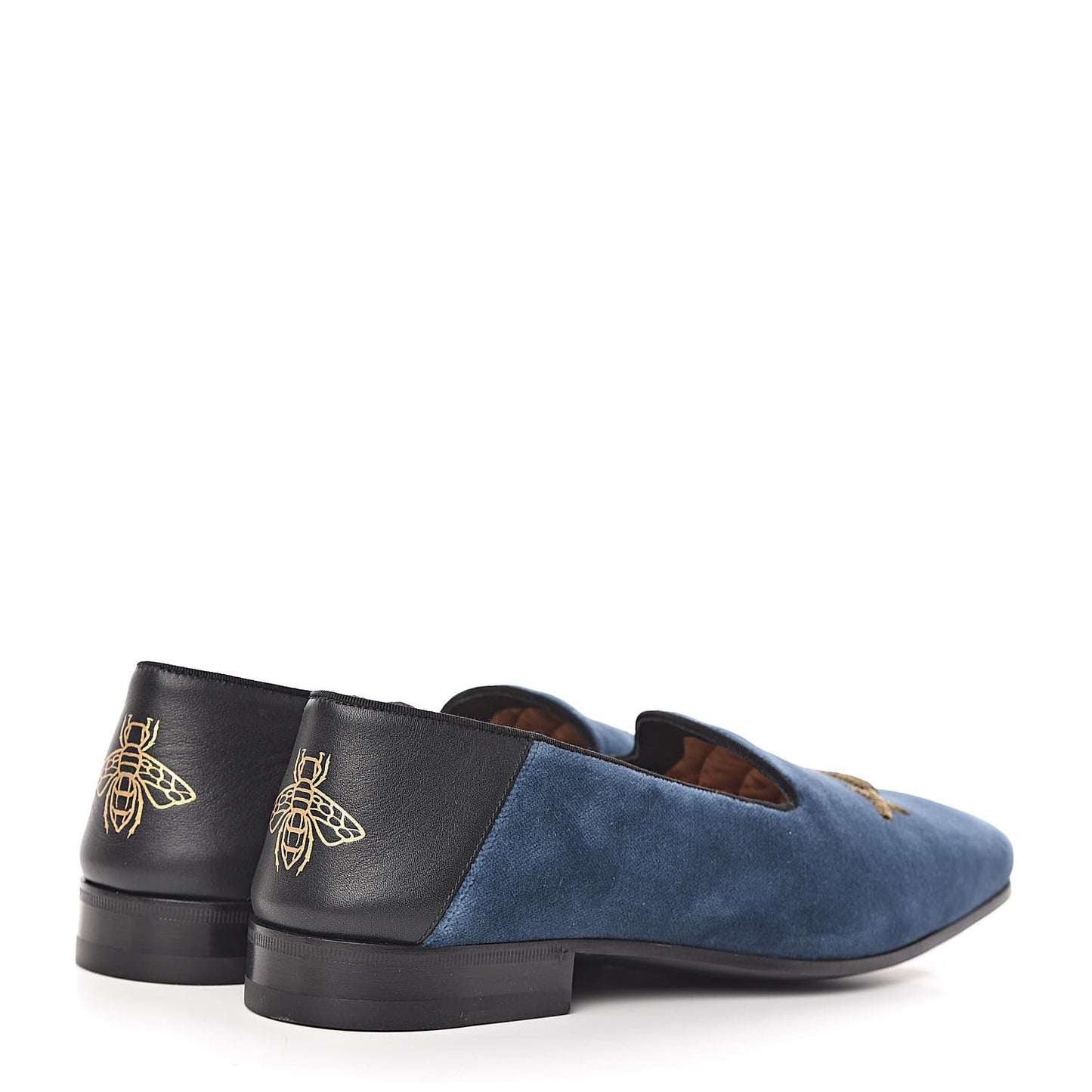 Velvet Mens Loafers 8 Blue