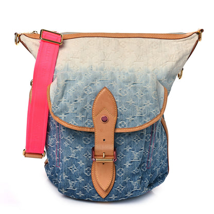 Louis Vuitton Denim Sunburst PM Messenger Blue 1 of 8