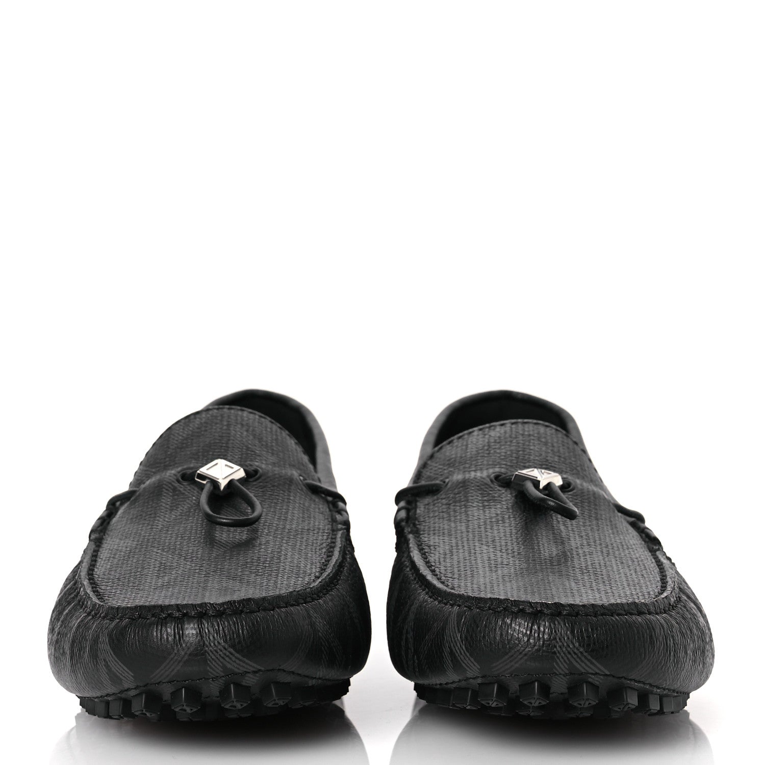 Christian Dior CD Diamond Odeon Driver Moccasins 43 Black 3 of 16