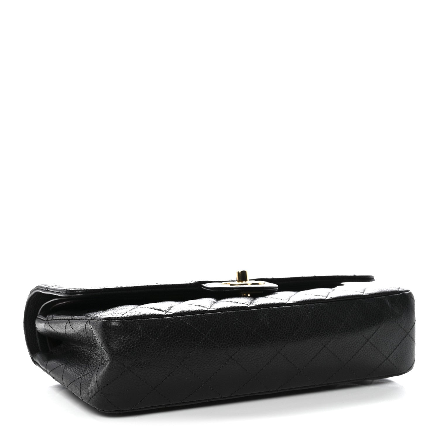 Chanel Caviar Quilted Medium Double Flap Black 3 of 12