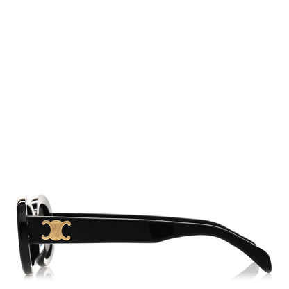 Celine Acetate Triomphe 01 Sunglasses CL 40194U Black 3 of 6