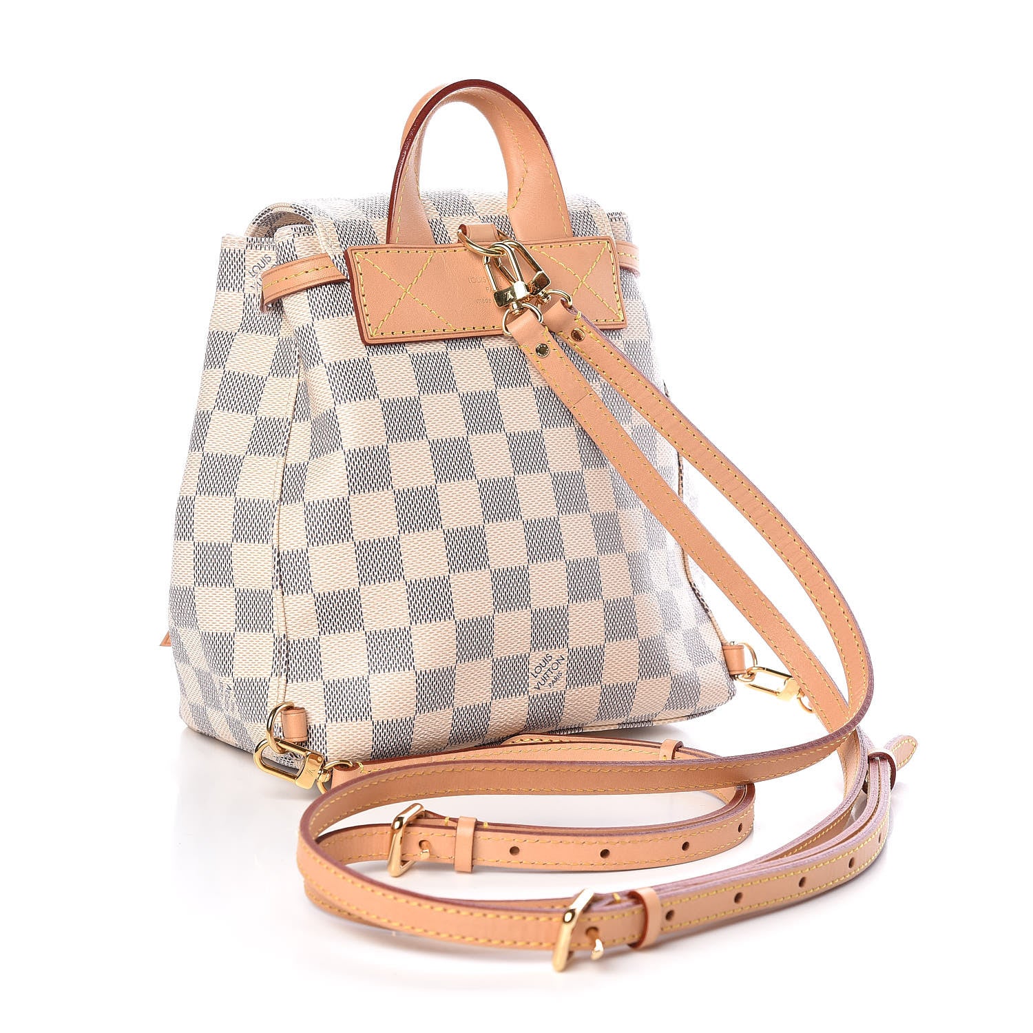 Louis Vuitton Damier Azur Sperone BB Backpack 3 of 10