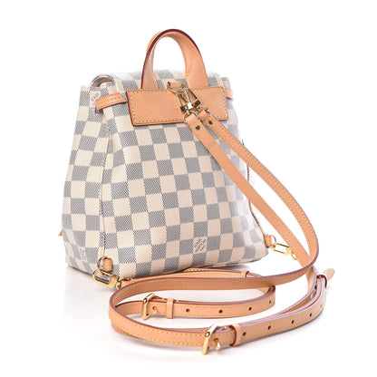 Louis Vuitton Damier Azur Sperone BB Backpack 3 of 10