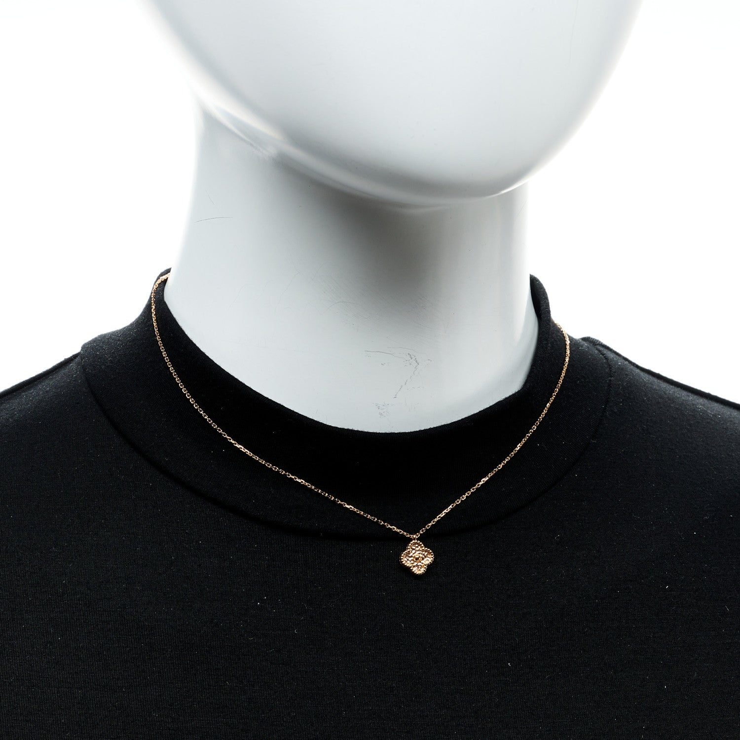 Van Cleef & Arpels 18K Rose Gold Sweet Alhambra Pendant Necklace 2 of 7
