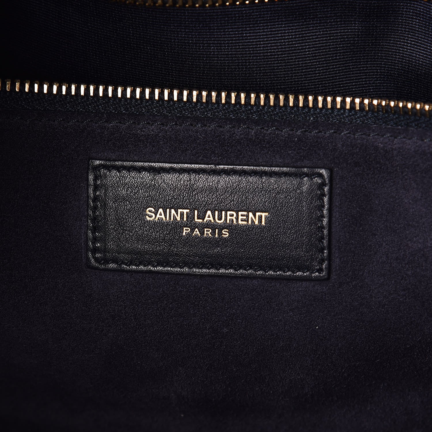 Saint Laurent Calfskin Large Sac De Jour Carryall Navy Blue 9 of 11