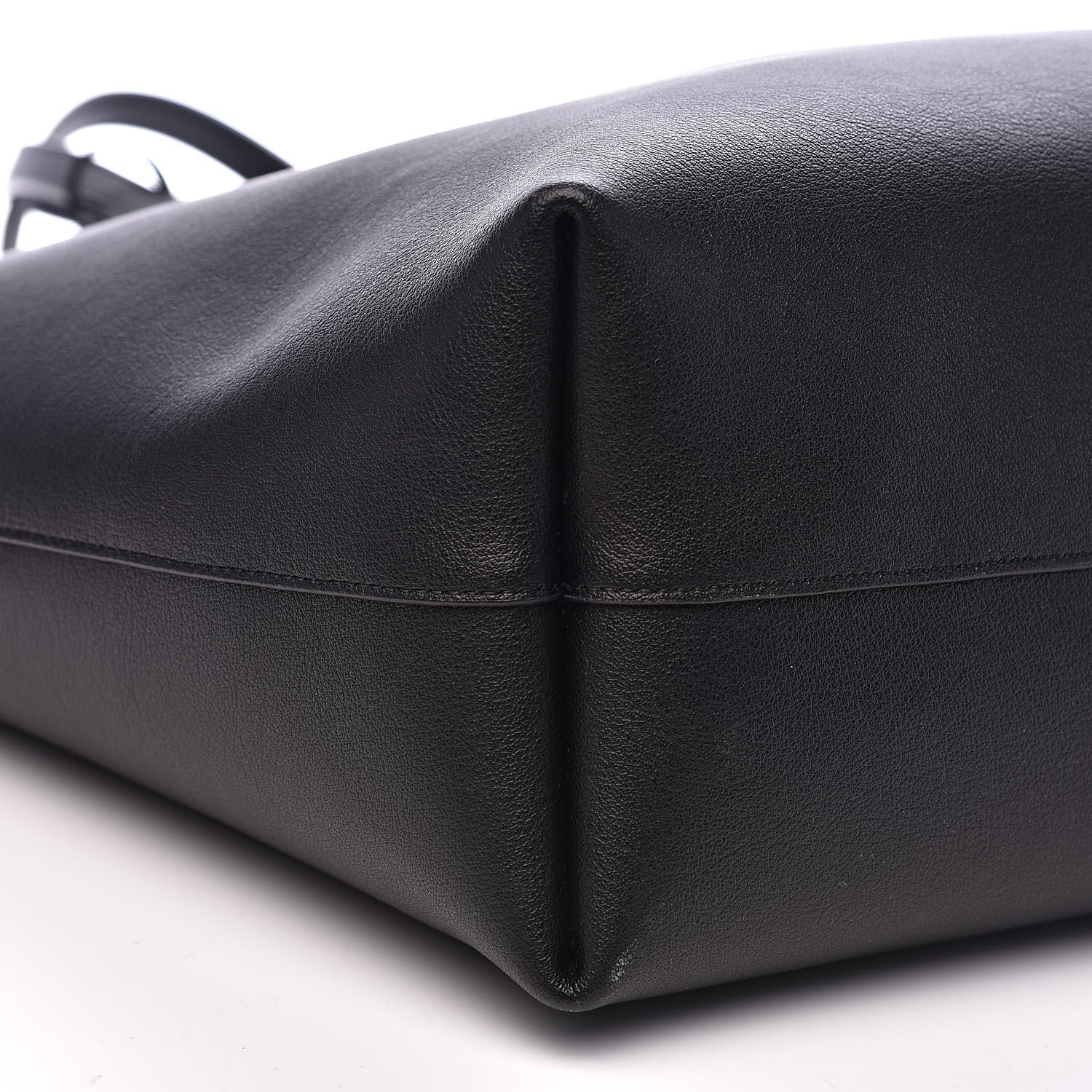 Saint Laurent Calfskin Large Shopping Tote Black 8 of 10