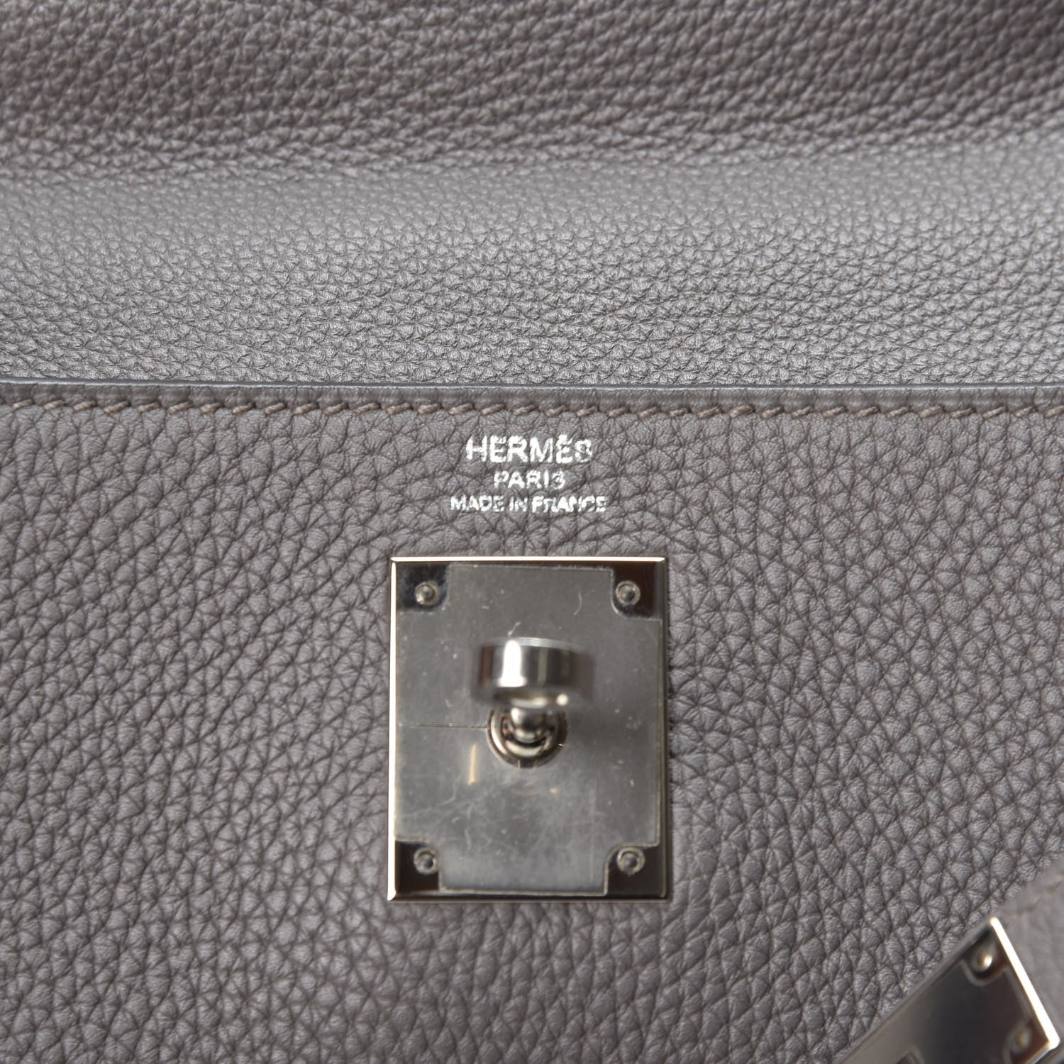 Hermes Togo Kelly Retourne 28 Etain 7 of 9