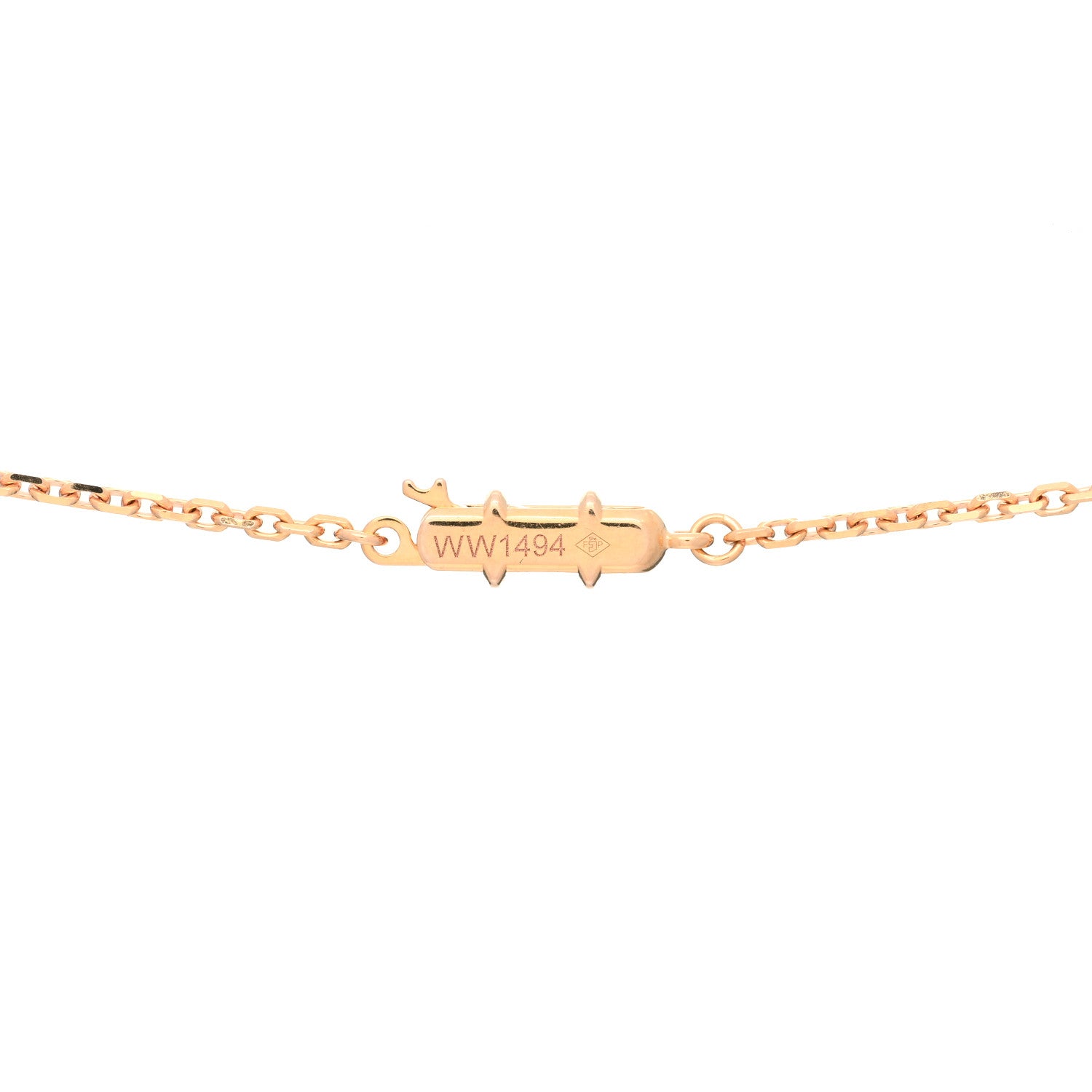 Cartier 18K Pink Gold Medium Hearts and Symbols Necklace 4 of 5