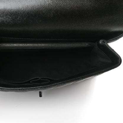 Chanel Caviar Quilted Medium Coco Handle Flap So Black 5 of 9