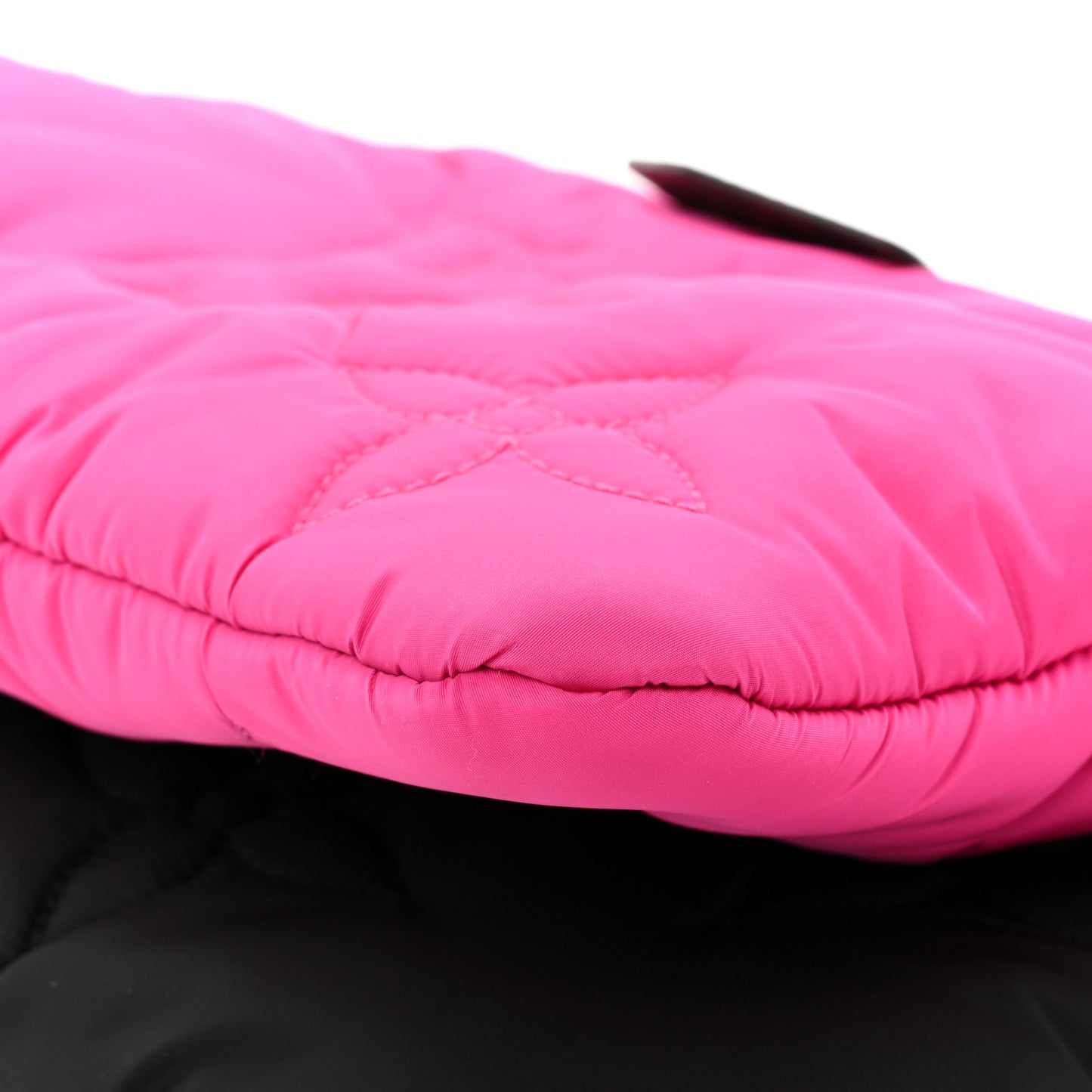 Econyl Monogram Pillow Maxi Multi Pochette Accessories Black Fuchsia