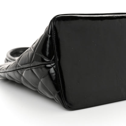 Chanel Patent Medallion Tote Black 11 of 15