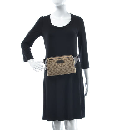 Gucci Monogram Belt Bag Dark Brown 2 of 8