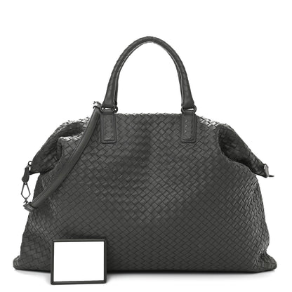Bottega Veneta Nappa Intrecciato Maxi Convertible Tote Grey 1 of 11