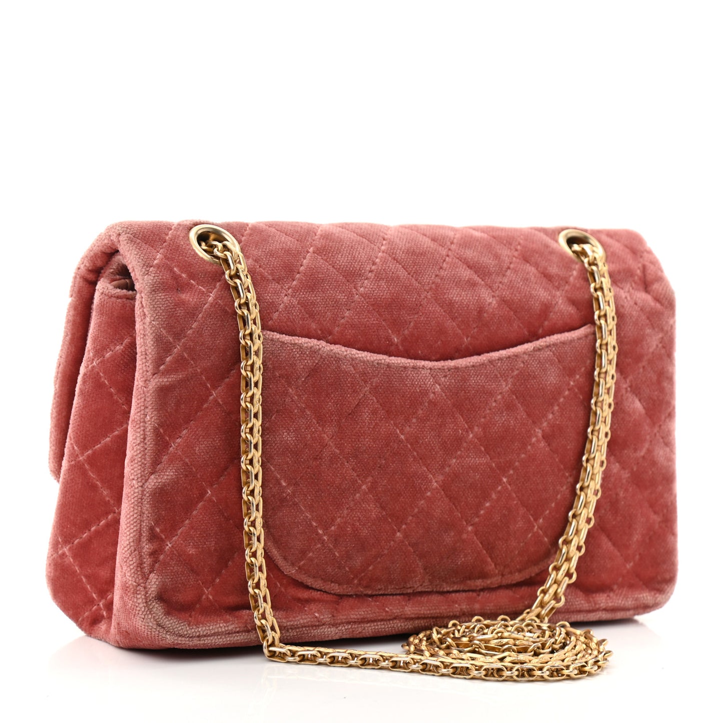 Velvet Quilted 2.55 Reissue 225 Flap Pink