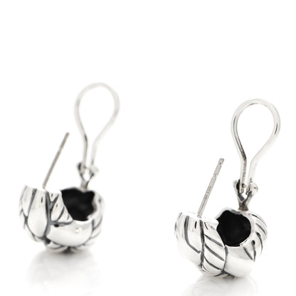 David Yurman Sterling Silver 20mm Cordelia Earrings 3 of 5