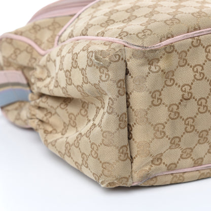Gucci Monogram Web Diaper Bag Pink 9 of 22