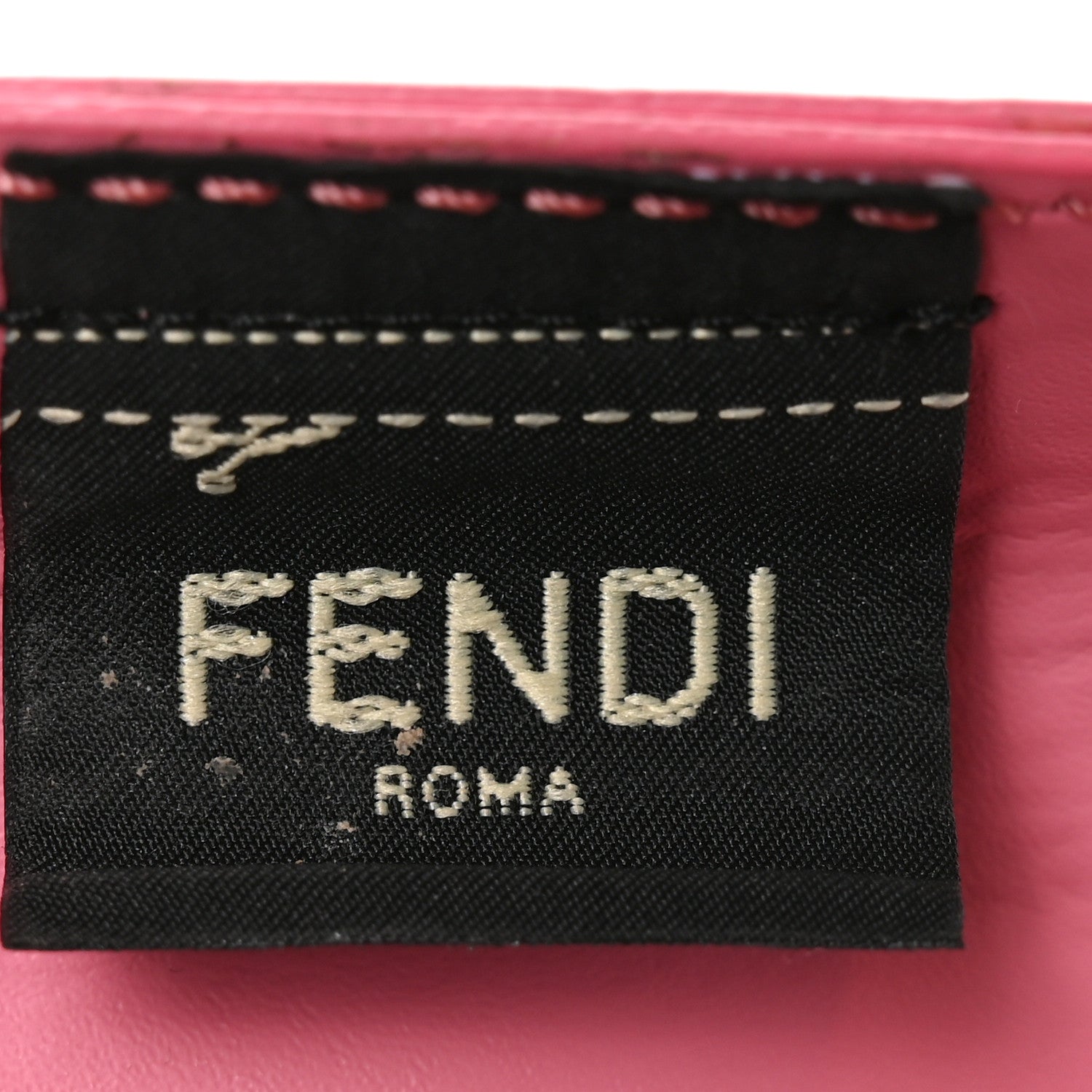 Fendi Recycled Plastic Vitello Liberty Matte Small Fendi Basket Rosa 6 of 11