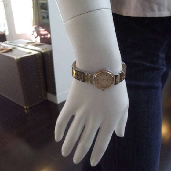 Hermes Stainless Steel 24mm Clipper Quartz Watch Gold 2 of 6