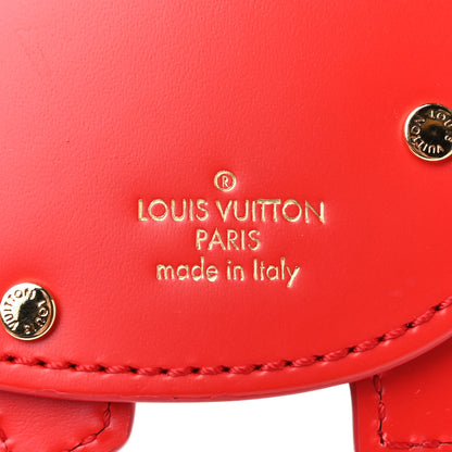 Louis Vuitton Calfskin Monogram Pig Bag Charm Key Holder Rouge 6 of 8