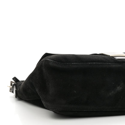 Fendi Suede Mama Baguette Black 8 of 9