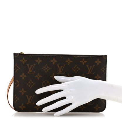 Louis Vuitton Monogram Neverfull MM GM Pochette 2 of 9
