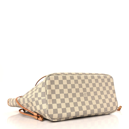 Louis Vuitton Damier Azur Neo Neverfull MM Rose Ballerine 5 of 7