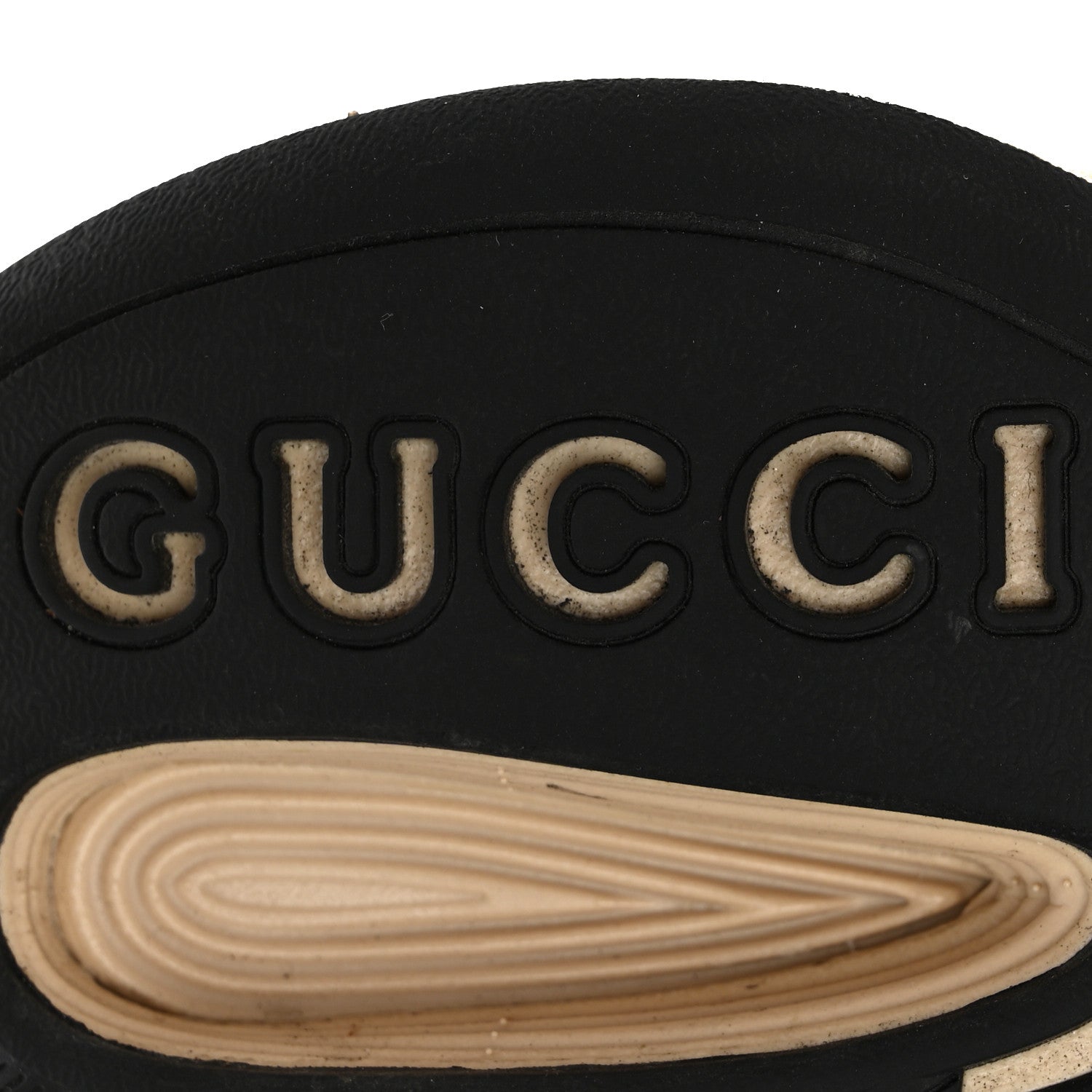 Gucci Ultralight Plume Calfskin Monogram Printed Mens Gucci Run Sneakers 11.5 Beige Ebony 11 of 11