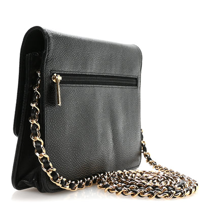 Chanel Caviar Timeless CC Wallet On Chain WOC Black 2 of 11