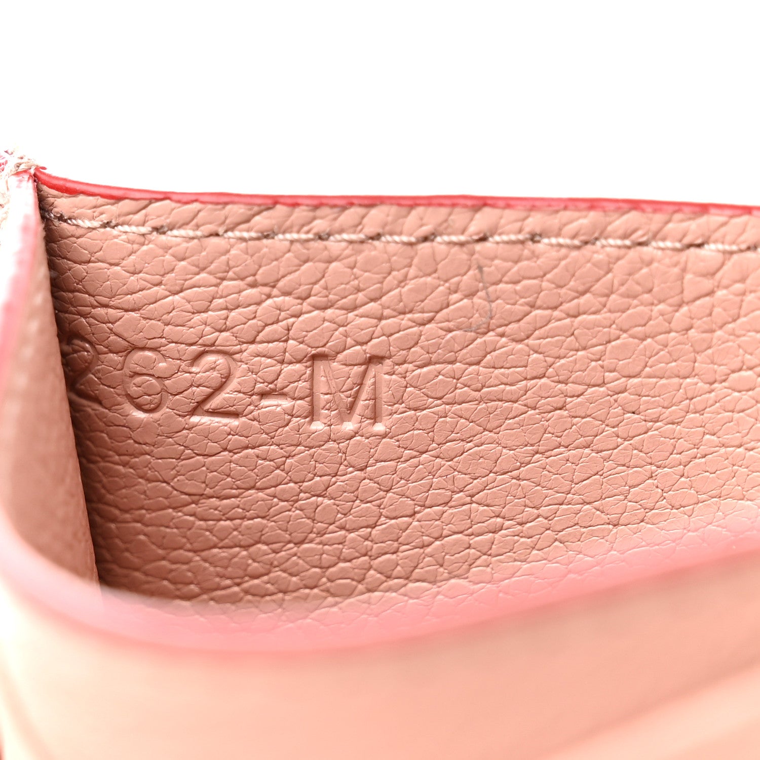 Miu Miu Goatskin Madras Heart Card Case Orchidea 7 of 7