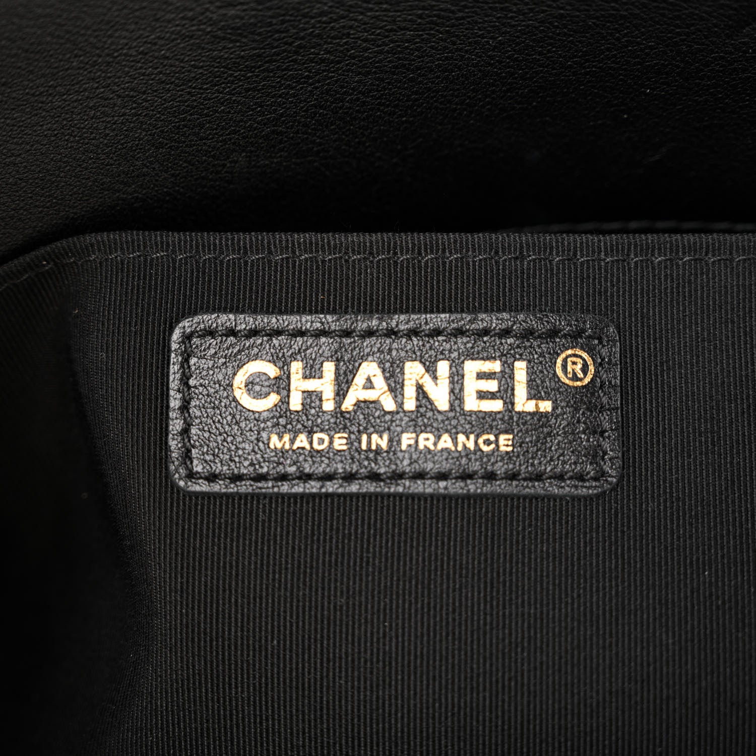 Chanel Lambskin Chevron Quilted Medium Boy Flap Black 6 of 11