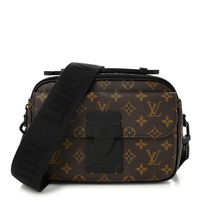 Louis Vuitton Monogram Macassar S Lock Messenger 1 of 10