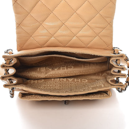 Chanel Caviar Quilted Accordion Mademoiselle Flap Beige 5 of 10