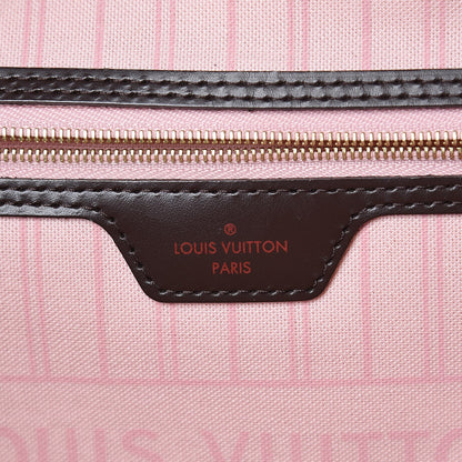 Louis Vuitton Damier Ebene Neo Neverfull MM Rose Ballerine 6 of 8