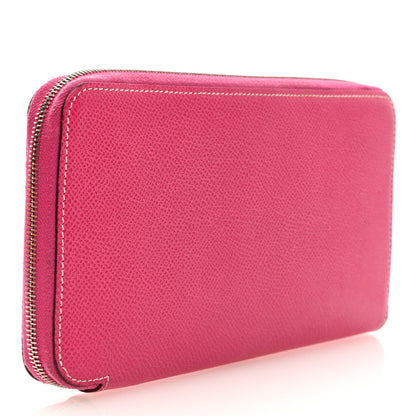 Hermes Epsom Silk'in Wallet Rose Tyrien 3 of 7