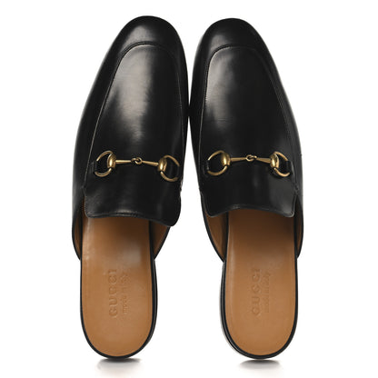 Gucci Calfskin Mens Princetown Slippers 11 Black 2 of 10