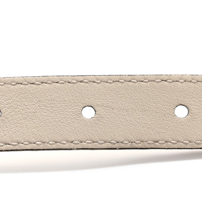 Gucci Calfskin Double G 20mm Belt 70 28 Mystic White 6 of 8
